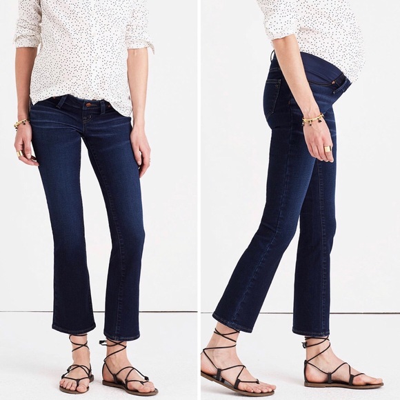 Madewell Denim - Madewell Maternity Hayes Wash Cali Demi-Boot Jeans